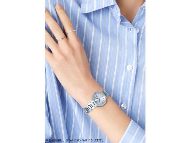 Casio SHEEN SHS-4529D-7AJF Solar Sapphire Model Analog Watch Octagon Case 28mm