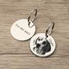 Personalized Dog Tag Custom Pet ID Tag with Photo Dog Collar Tag New Puppy Gift Dog Accessories Collar Decoration Cat Keyring