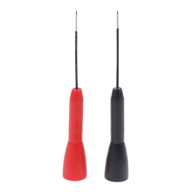 1 Pair Non-destructive Multimeter Test Needles 0.7MM Flexible Extension Replacement Probe Multimeter Test Probes Auto Tools