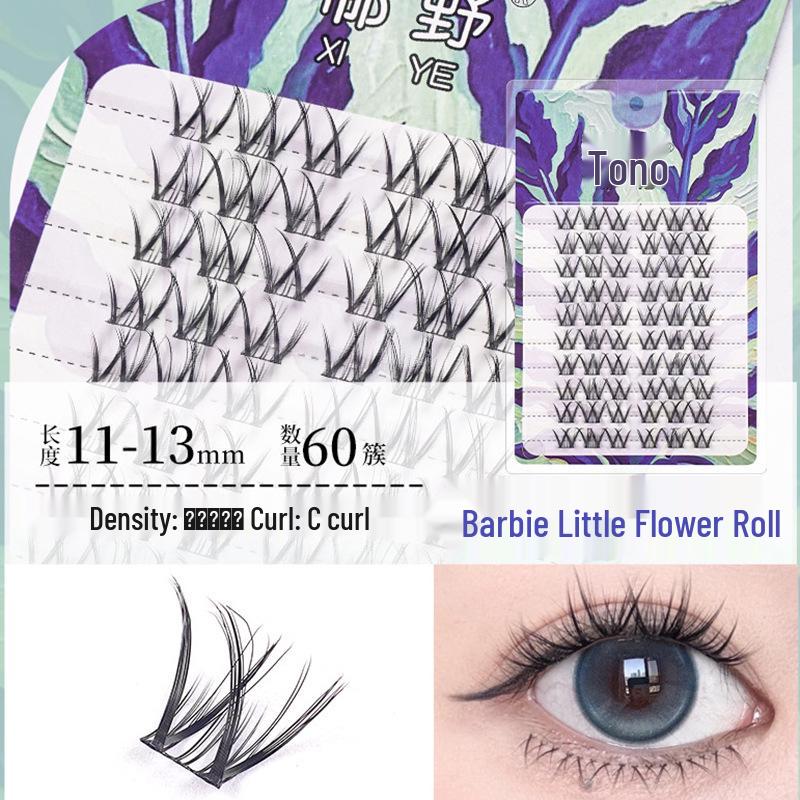 „Lazy Trilogy Sunflower White Moonlight Magic Fairy Segmented Curl Lashes“