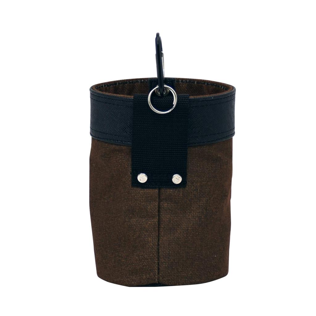 Kiyo HUMHEM Waist Bag, Round, Brown, HM1199M-BR