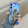 Per OPPO Reno14 F Custodia CPH2743 Cover Morbida in Silicone Gatto Carino Dipinto Protezione Fundas Per OPPO Reno 14F Reno14F Cover Posteriore Borse