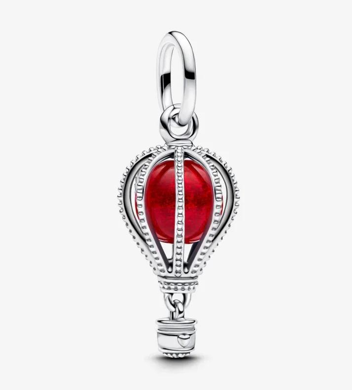 Colorful Dreamcatcher Charm Bead Components Copper Metal Popular Hot Air Balloon Sparkling Pendant Bead Component Bead Component Authentic Original