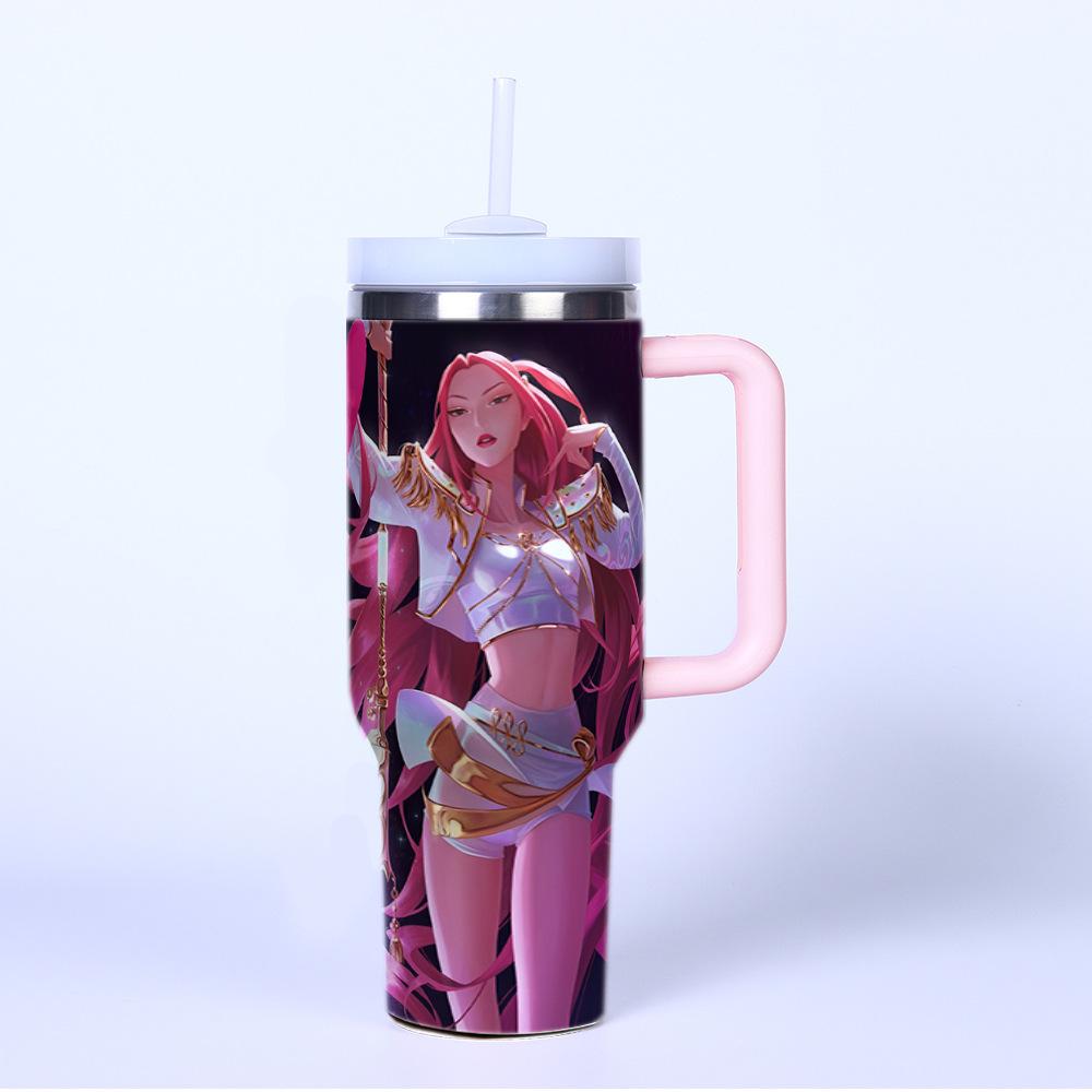 

Автомобільна чашка K-POP40oz Rumi Mira Zoey Крижана чашка 40oz