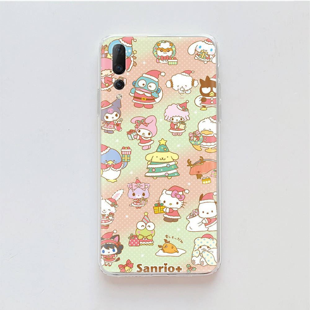 Transparent Case for Samsung A04 A14 A23 M33 M53 Realme 10 9 C35 C55 VIVO X80 Infinix Hot 30 Note 11 Tecno Spark 8P Pro L-14 Sanrio Mix