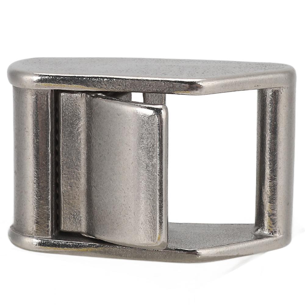2 PCS Stainless Steel 316 Cam Buckles 1.06 Inch (27mm) Width Quick Release Lock Slider Buckles Adjustable Design