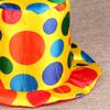 Cappello da Mago Cappello da Clown Arcobaleno Divertente Cappello a Cilindro da Clown per Natale Halloween Cosplay Festa Oggetti di Scena Costume da Clown Regali