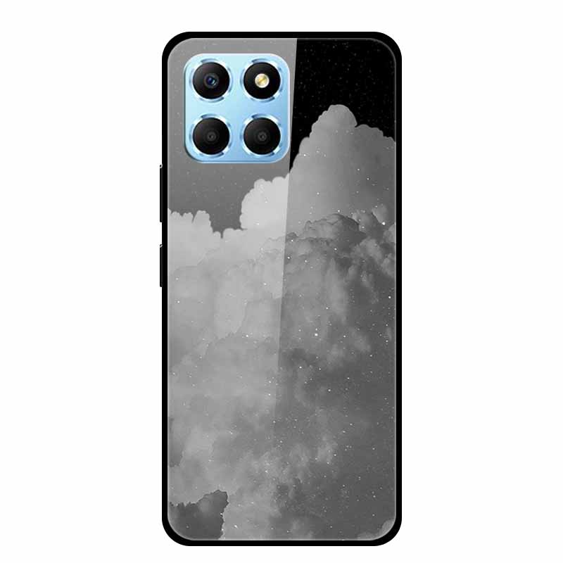 

Чехол для Honor X8 5G X6 Животные Закаленное Стекло Задняя Крышка Жесткий Чехол Для Huawei Honor X8 5G Honor X6 2022 Кот Защитный Чехол Honor X6