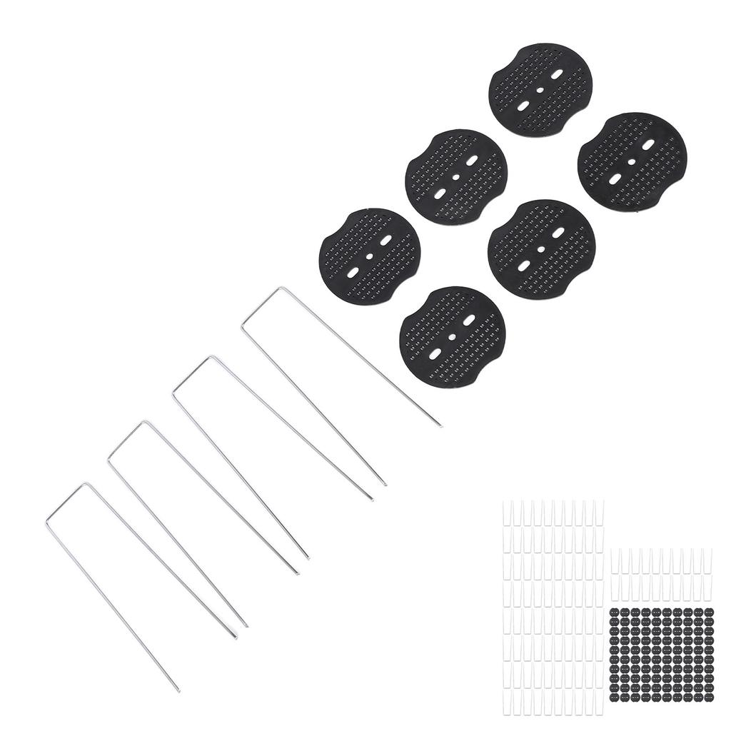 100 stuks Grondpen U-vormig Warm gegalvaniseerd staal Grondpin Landschapspieken met buffer