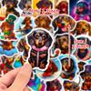 50 Dachshund Stickers New Cartoon Cute Animal Dog Dachshundu Doodle Stickers