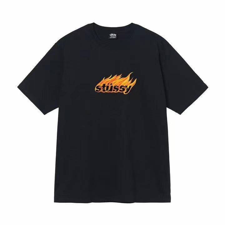Three Standard New 2025 Men's and Women's Short-sleeved Summer Men's Loose 230g High-quality T-shirt