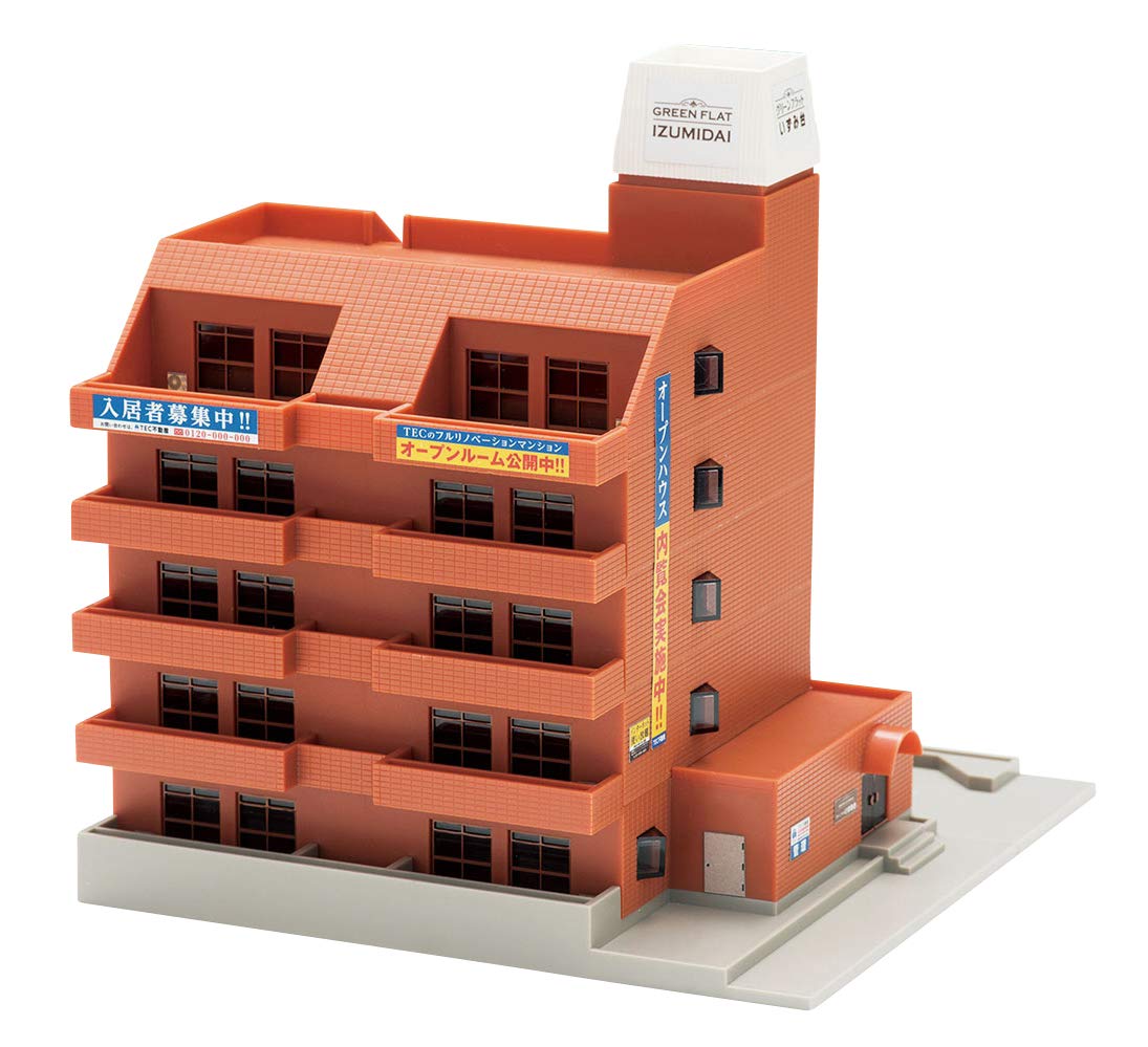 

TOMYTEC TOMIX N Gauge Mansion Brown 4234 Diorama Supplies коричневий