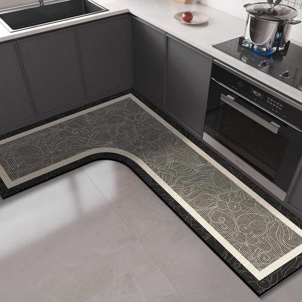 Mata kuchenna podłogowa Ziemia okrzemkowa Maty PCV w kształcie L Chłonna Zmywalna Antypoślizgowy Dywan Chłonna olej Dywaniki pod stopy Alfombra Cocina