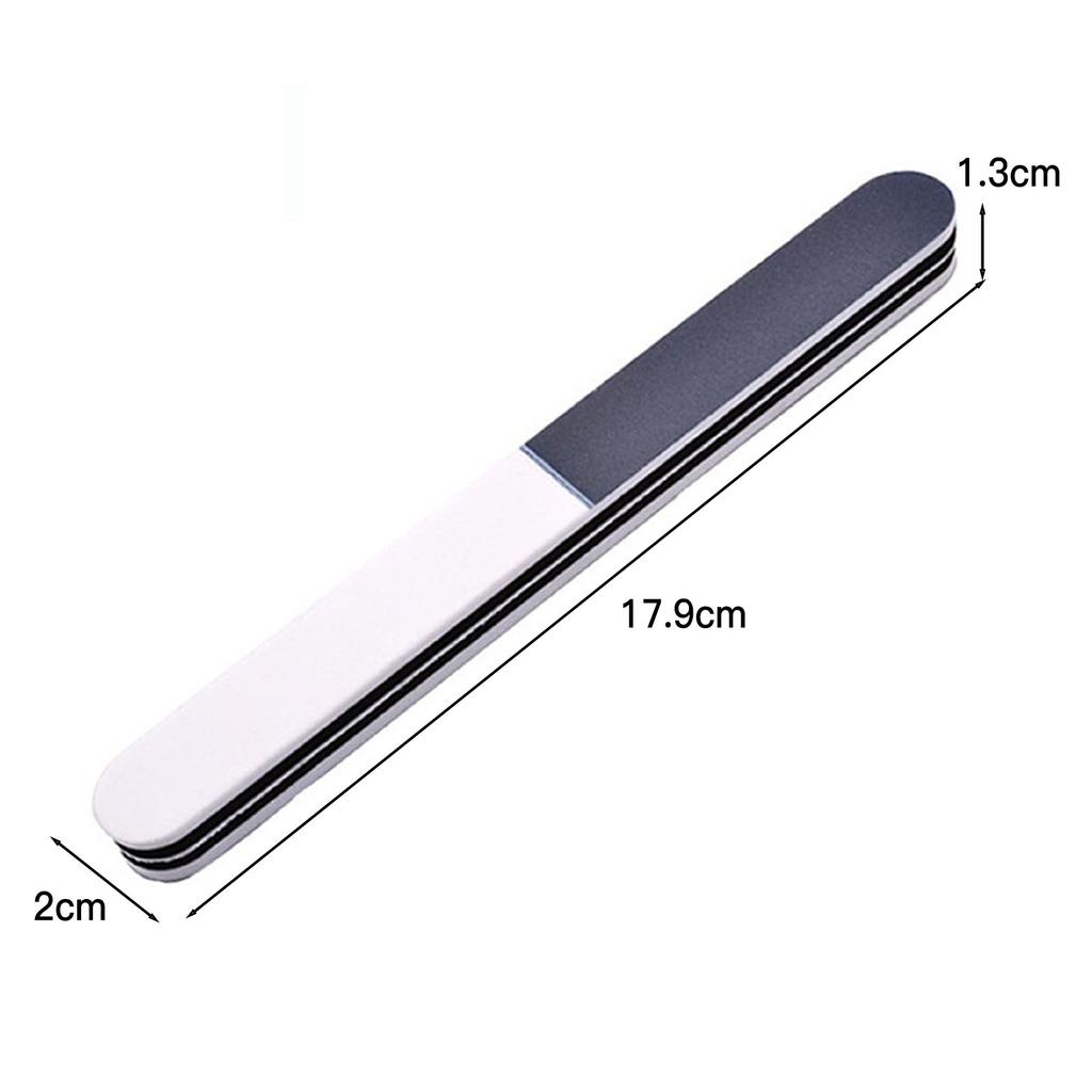Double Sided Sponge Nail File Ultra-thin Ergonomic Design Nail File Acrylic Nails Tools for Home Salon