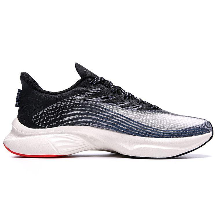 Anta Edge Comfortable Shock Absorption Non-Slip Wear-Resistant Breathable Low-Top Running Shoes Men Sneaker Blue Black 112035585-3