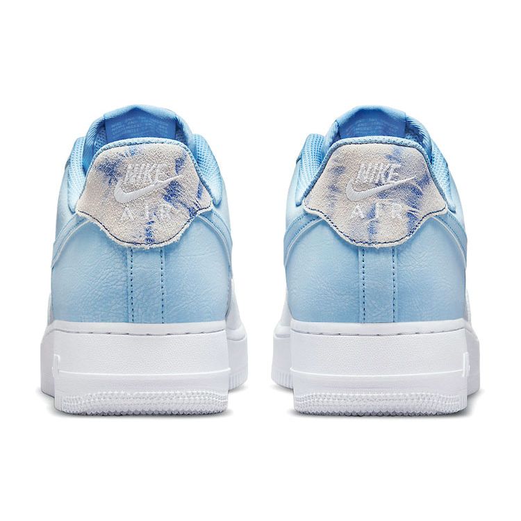 Nike Air Force 1 07 LV8 Psychic Blue Men Sneakers White Football-Grey CZ0337-400