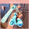 Kuromi Melody Cinnamoroll Soft Rubber Electric Vehicle Keychain For Gift Kids