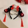 Flower Hanfu Headband Pearl Ancient Style Hair Hoop Classical Chinese Style Headwear  Princess