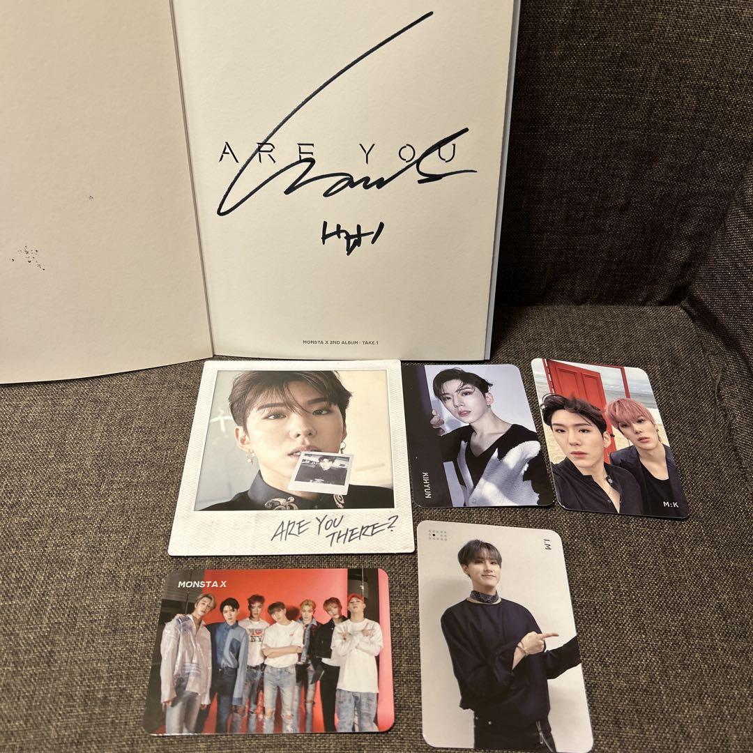 

[USED] monsta x TAKE:1 ARE YOU THERE Signed
