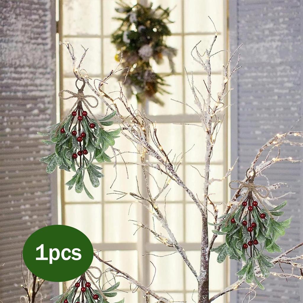 Christmas Mistletoe Decor Artificial Ornament for Home decoration