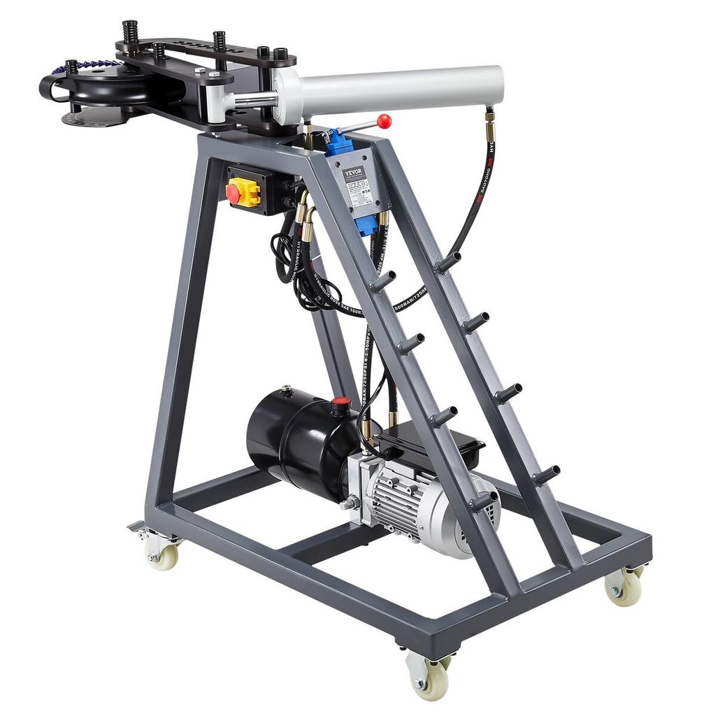 Electric Tube Bending Machine 750W Pipes Bender with 6L Hydraulic Cylinder