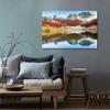 WCIC New Landscape Reflection Art Cloth Home Background Wall Decoration Painting Hanging Painting