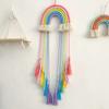 1 Piece of Christmas Cotton Rope Woven Rainbow Wall Decoration, Creative Bedroom Pendant, Homestay Decoration Pendant