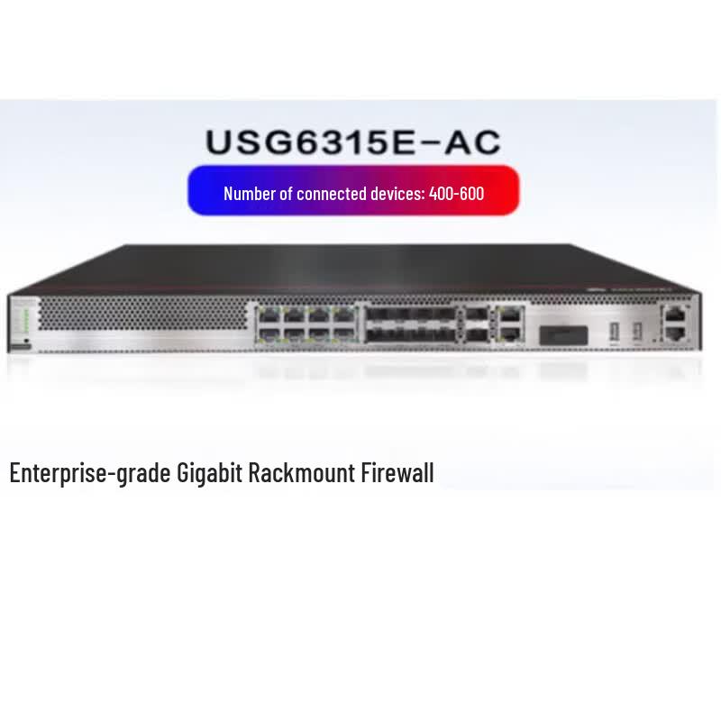 

Huawei USG6315E-AC Enterprise Firewall