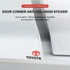 2Pc Car Door Corner Cover Anti-Scratch Protection Sticker Styling for Toyota Auris Rav4 Yaris Hilux Corolla Prius Avensis Emblem