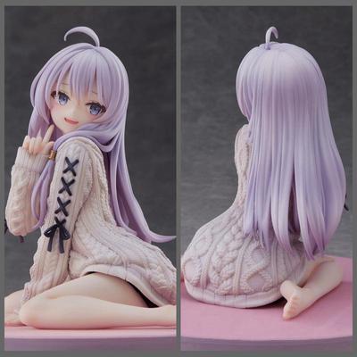 Anime-Figur „Wandernde Hexe Elaina“ – Strickpulloverkleid