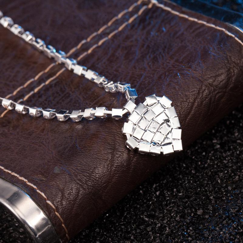New Best Selling Diamond Anklet Korean Heart Full Diamond Foot Jewelry Popular Foot Jewelry