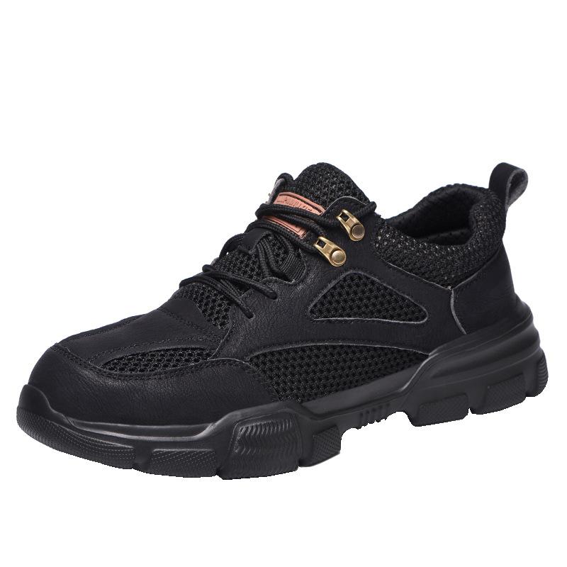 

Обувь для страхования труда, противоударные, противоударные и дезодорирующие рабочие туфли для мастерских, износостойкие, защитные туфли для строительных площадок 46