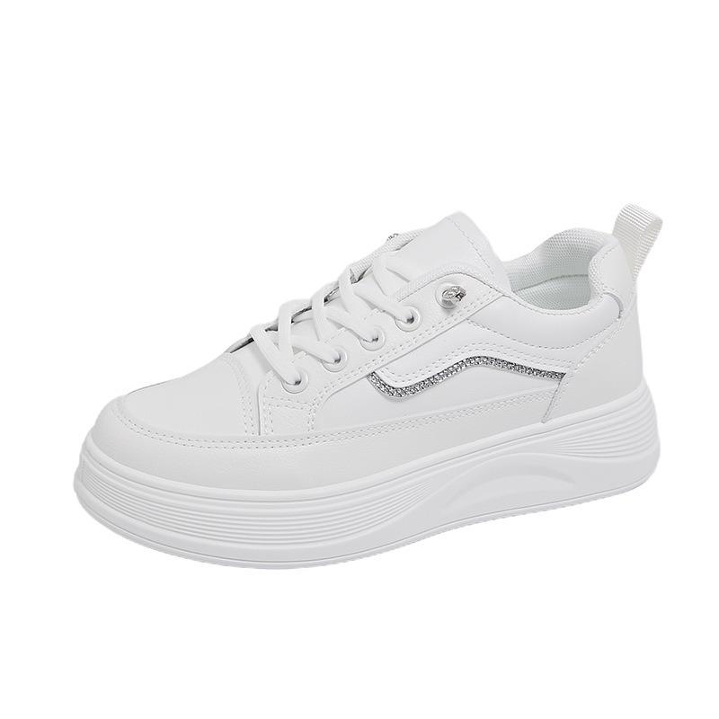 Autumn New Breathable Little White Shoes Female Students Platform Versatile Casual Sports Board Shoes 5