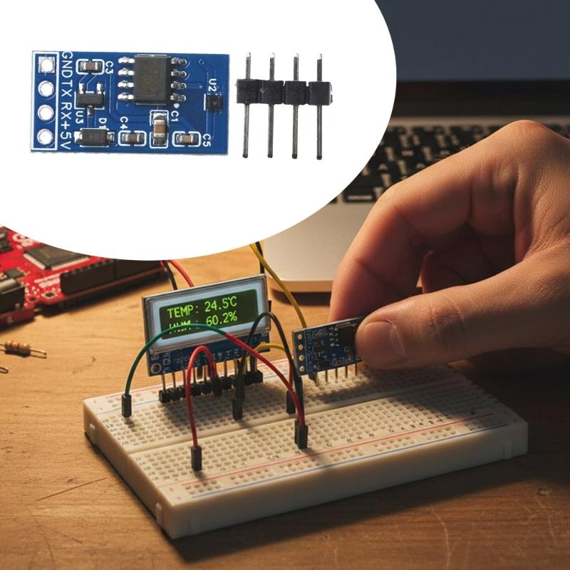 Precise SHT40 TTL Communication Sensors Module With 3.3V 5V Double Power For IoT Applications