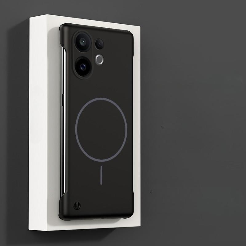 Frameless Magnetic Case for OPPO K13 Turbo Magsafe Wireless Charging Matte Ultra Thin Hard Back Cover for OPPO K13 Turbo Pro