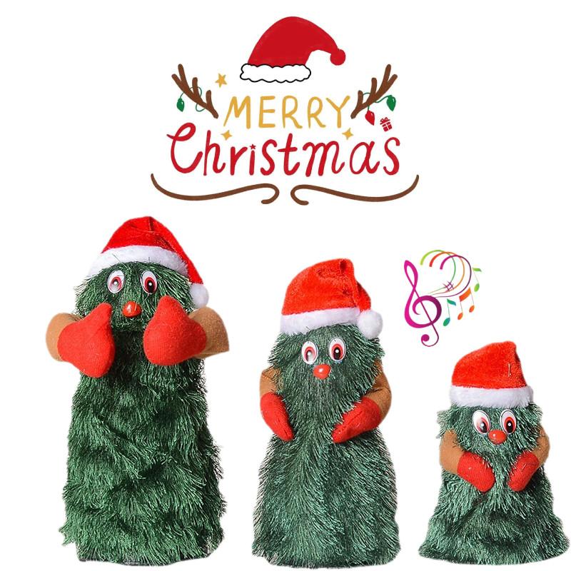 Tree Electric Christmas Rotating Dancing Singing Santa Claus Toys Gift Doll