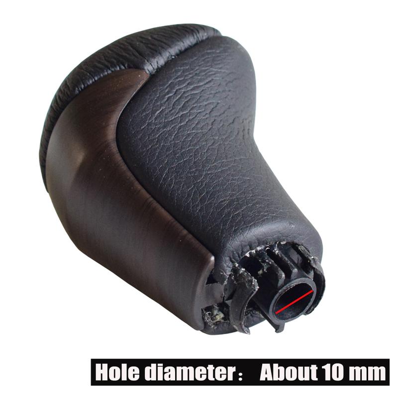 Carbon Fiber Silver Car Gear Lever Shift Knob Handle Head For Toyota Highlander Prado 2018 2019 2020 Automatic Accessories