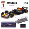 JCG1 Bburago 1:24 2022~2025 F1 Ferrari SF23 Red Bull RB19 RB18 Mercedes Benz W14 McLaren MCL38 alloy car model toy serie collection
