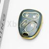 3/4 Button Shell Fob Cover Car Key Cover For Gmc Sierra Sonoma Yukon For Chevrolet S10 Saturn Silverado Suburban Gmc Tahoe Alarm