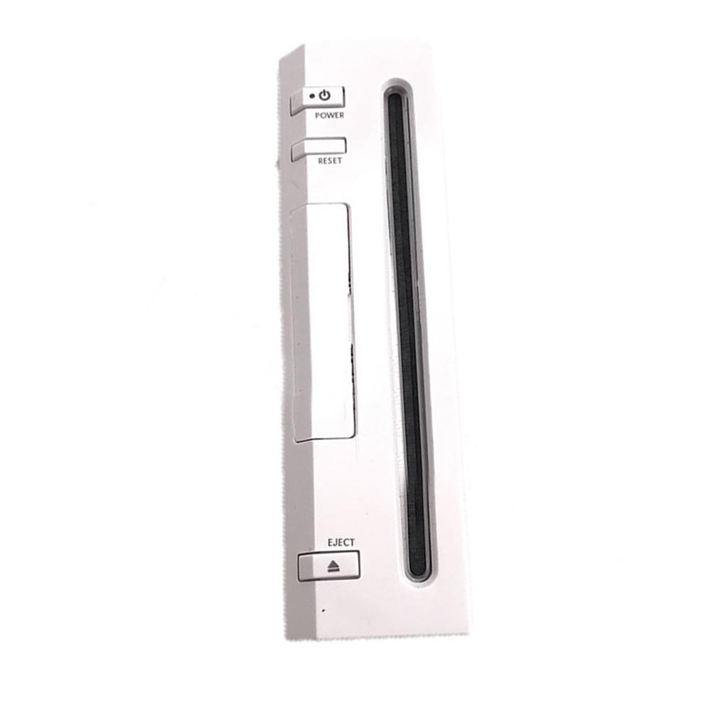 White Front Cover Face Plate for Nintendo Wii