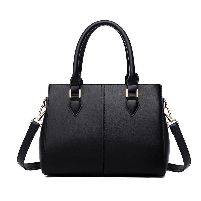 

Trendy Soft Pu Tote Bag For Women Featuring Elegant Design And Spacious Interior чёрный