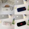 Cherry Plush Pen Case With Large Capacity For Students And Travel Storage