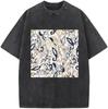 Grafik-T-Shirts für Herren, Unisex Oversized Kurzarm Streetwear T-Shirt