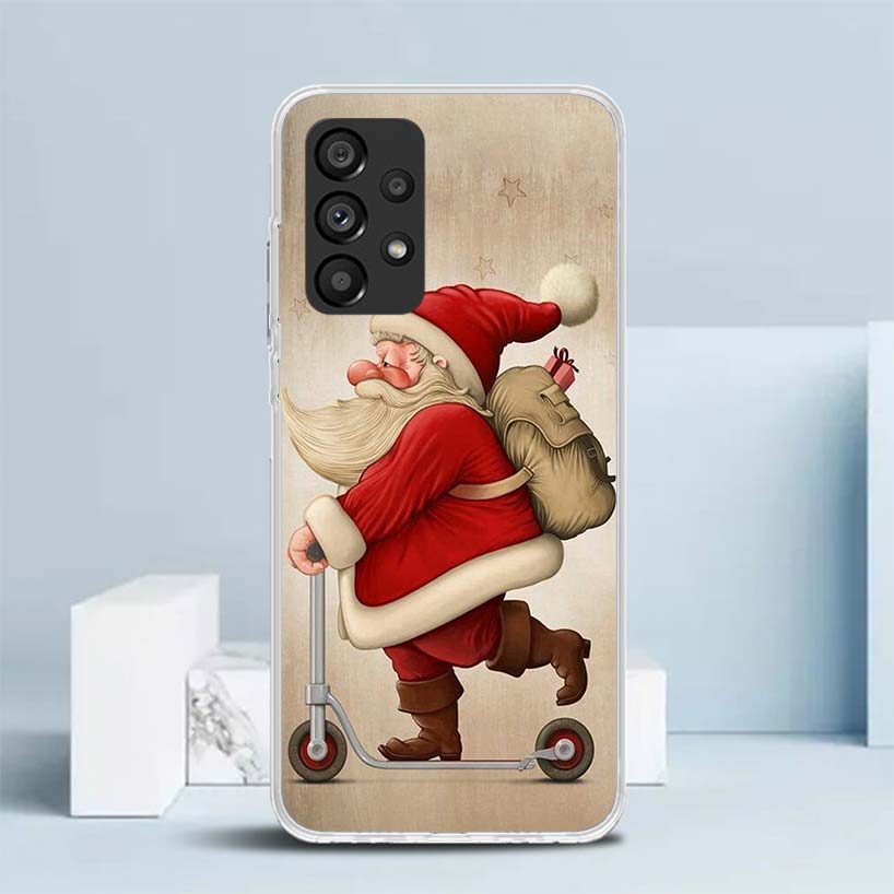 Weihnachts-Weihnachtsmann-Geschenk für Samsung Galaxy A17 A37 A57 A16 A26 A36 A56 A15 A14 A55 Handyhülle A13 A53 A25 A35 A24 A34 A23