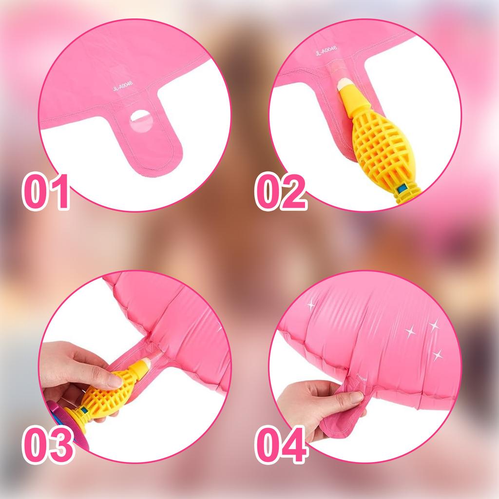 12Pcs Wicked Party Ballons Accessory Set Wicked Party Balloons Black Witch Hat and Pink Princess Crown Decoration