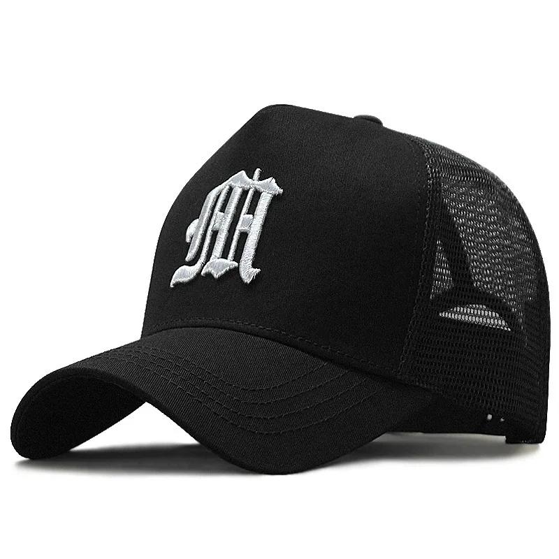 Man Big Head Large Size Mesh High Top Baseball Caps Male Outdoors Plus Size Sport Caps Dad Oversize Trucker Cap 56-60cm 60-65cm