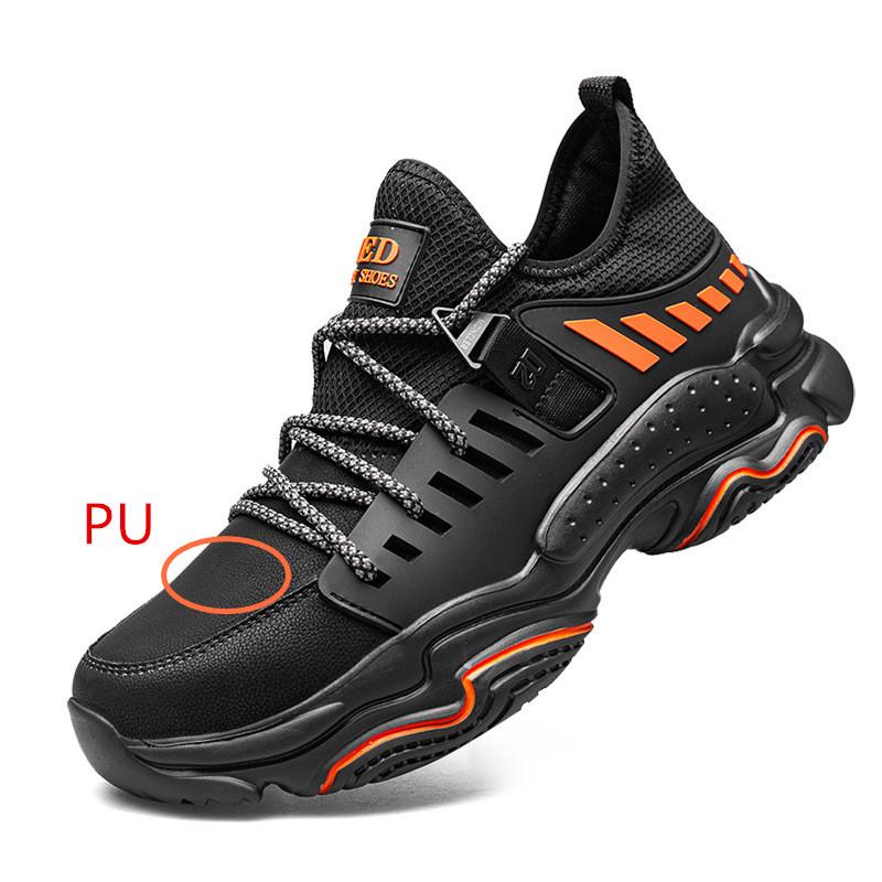 

Обувь для защиты труда Удобная рабочая обувь для женщин Защитная обувь от проколов для мужчин Защитные кроссовки со стальным носком 37