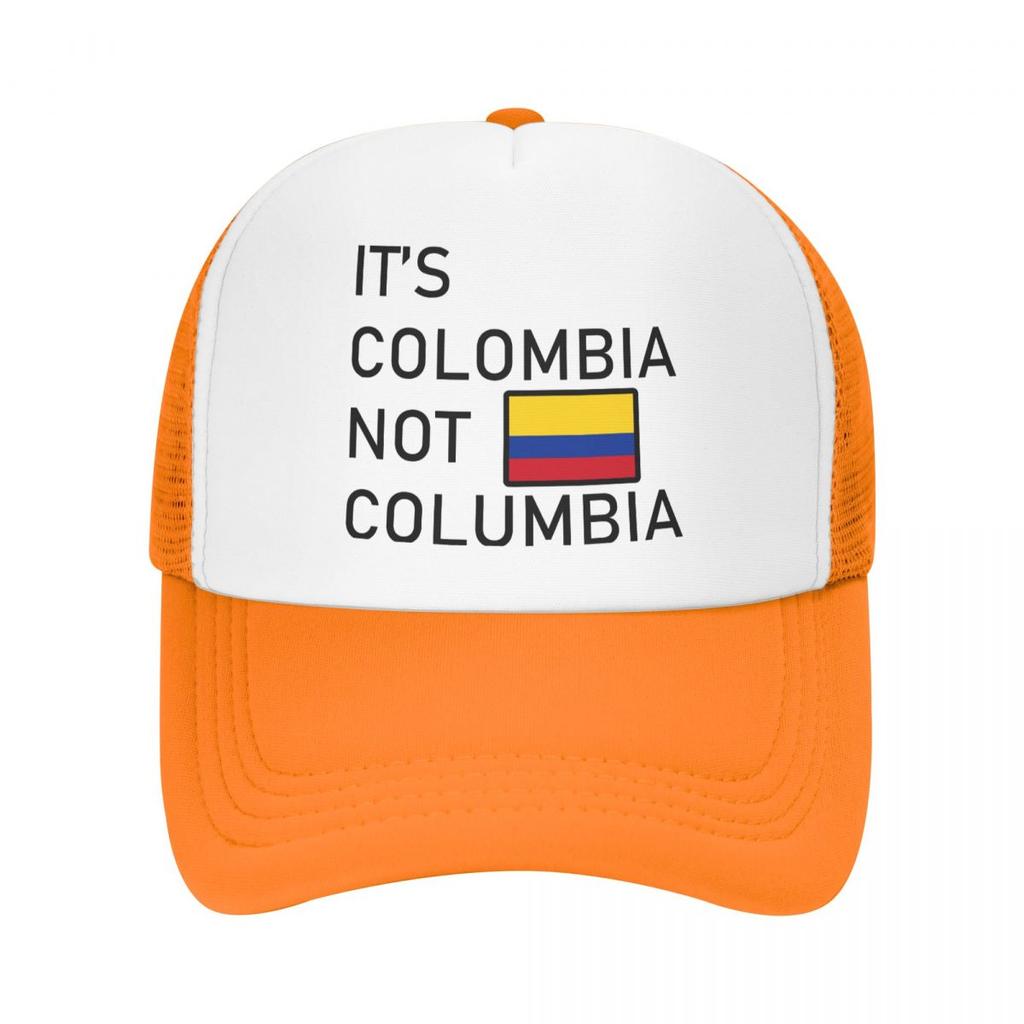 To Kolumbia, a nie Columbia Czapki z daszkiem Czapki baseballowe unisex Snapback Miłośnicy czapek Trucker Czapki damskie Oddychająca siateczka z daszkiem