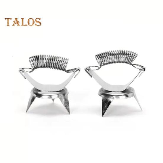 

2 шт. зажим для глазури из нержавеющей стали эргономичный комфортный простой в очистке многофункциональный инструмент для нанесения цвета глазури 2pcs