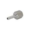 1Pcs 111 Stainless Steel Hose Barb Connector Silver Tone Straight Design Pipe Fitting Connector 6-19mm Barb Sizes